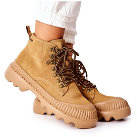 Bőr Trappers Csizma Big Star II274366 Teve barna Bőr Trappers Csizma Big Star II274366 Teve barna