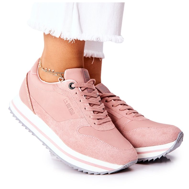 Sportcipő Memory Foam Big Star II274218 Nude rózsaszín