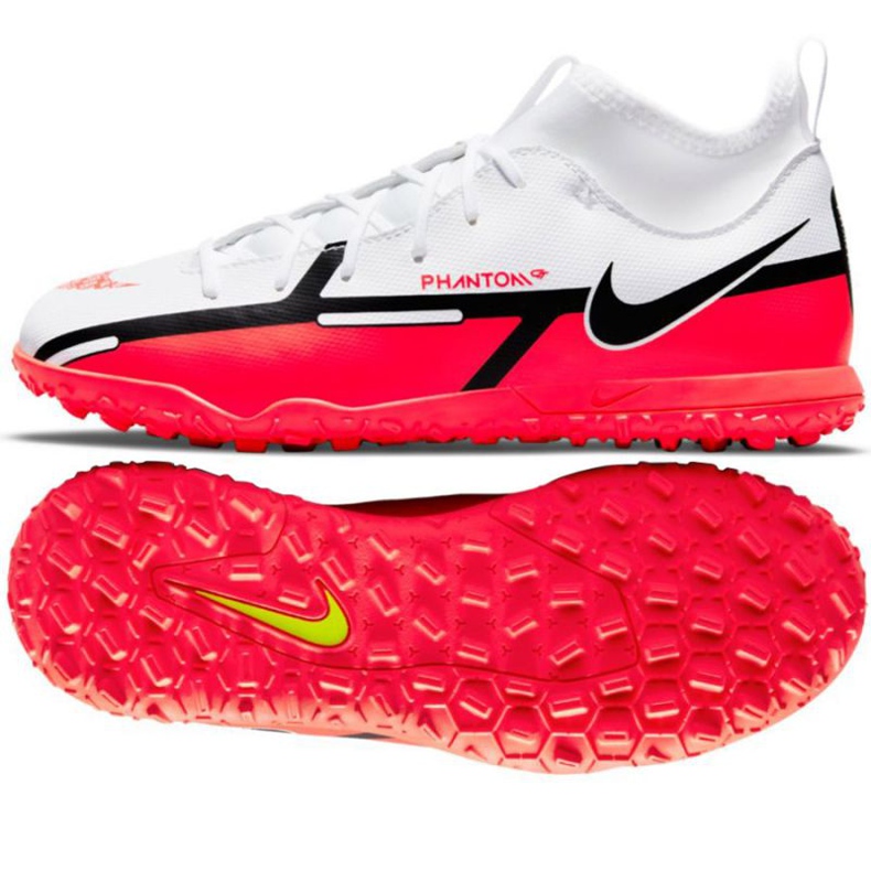 Nike Phantom GT2 Club Dynamic Fit Tf Jr DC0826 167 futballcipő sokszínű fehér