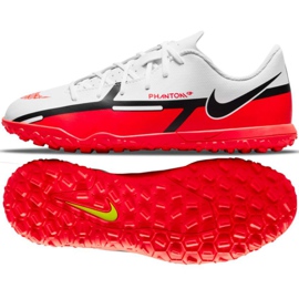 Nike Phantom GT2 Club Tf Jr DC0827 167 futballcipő sokszínű fehér