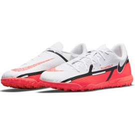 Nike Phantom GT2 Club Tf M DC0821 167 futballcipő fehér, piros, többszínű fehér