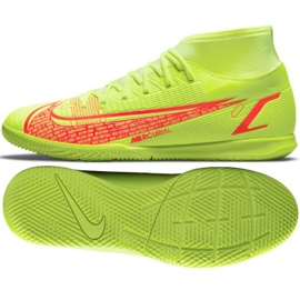 Nike Mercurial Superfly 8 Club Ic M CV0954 760 futballcipő zöld sárga sárgák