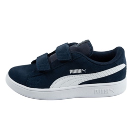Puma Smash v2 Jr 365177 02 fekete sötétkék Puma Smash v2 Jr 365177 02 fekete sötétkék