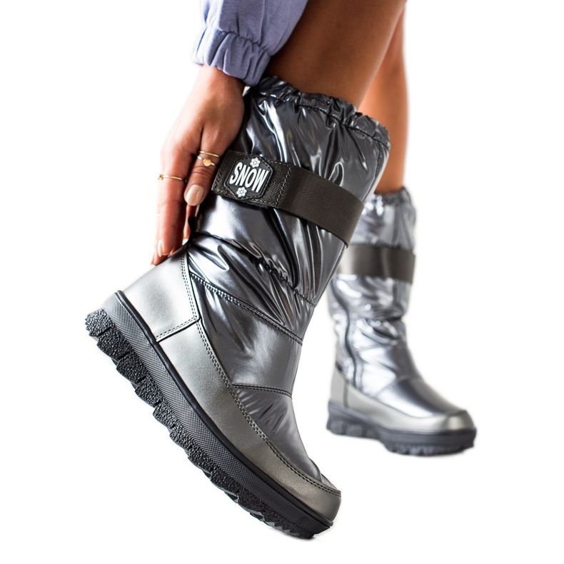 S. BARSKI Fényes hócsizma, S.BARSKI ezüst