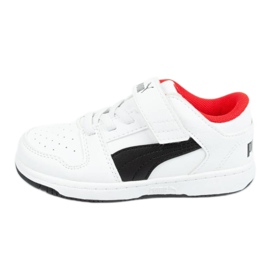Puma Rebound Jr 370493 01 fehér fekete