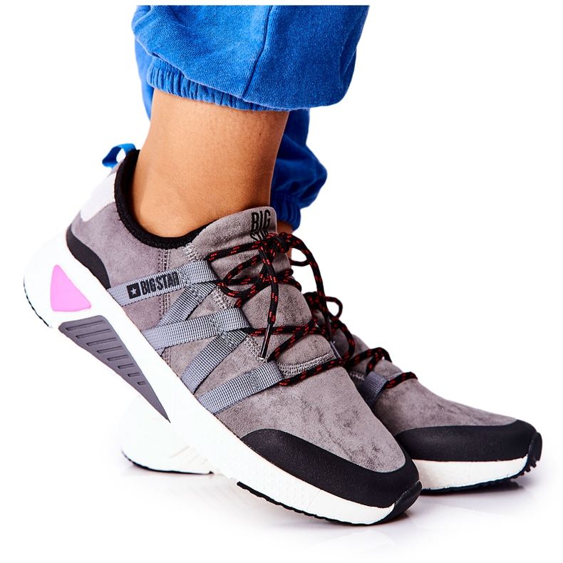 Sportcipők Memory Foam Big Star II274306 Szürke