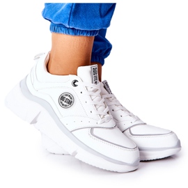 Sportcipő a Big Star II274314 platformon Fehér Sportcipő a Big Star II274314 platformon Fehér