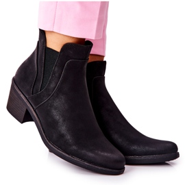 Fekete csizma a magas sarkú Sergio Leone BT620 Fekete csizma a magas sarkú Sergio Leone BT620