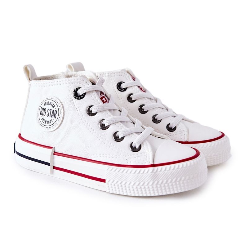Gyermek magas cipők Big Star II374004 Fehér ['fehér']