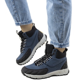 Big Star Ivanna sötétkék túracipő fekete Big Star Ivanna sötétkék túracipő fekete