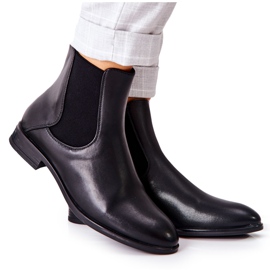 Bőrcsizma Sergio Leone BT523 fekete Bőrcsizma Sergio Leone BT523 fekete