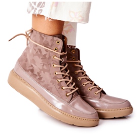 Lewski Shoes Sportbőr cipő Lewski 3034 Beige Camo bézs Lewski Shoes Sportbőr cipő Lewski 3034 Beige Camo bézs