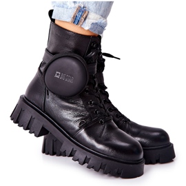 Bőr meleg dolgozók vese Big Star II274430 Fekete