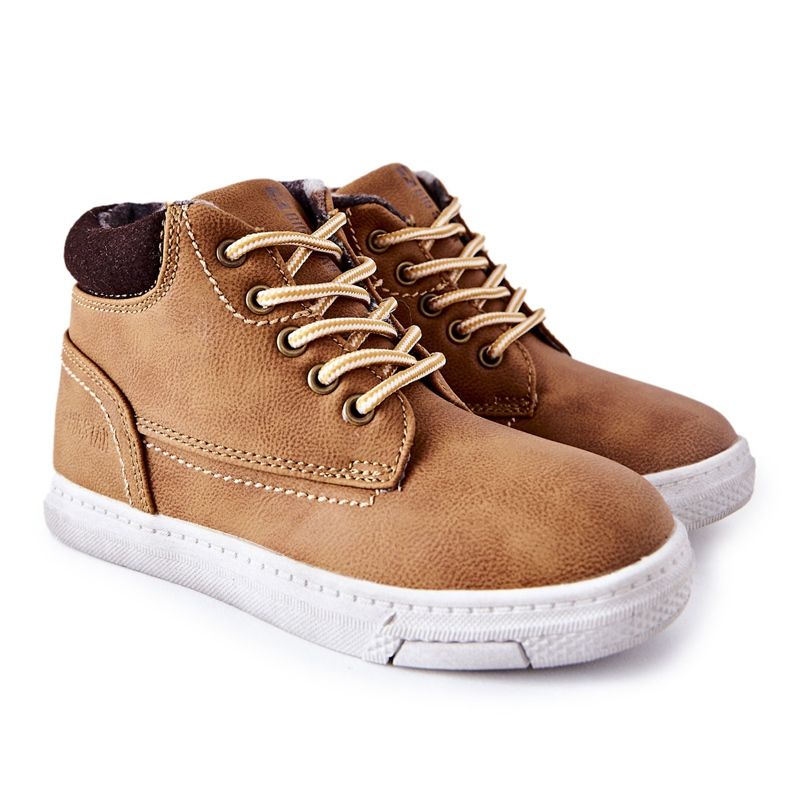 Gyerek szigetelt sportcipő Big Star BB374131BS Camel barna