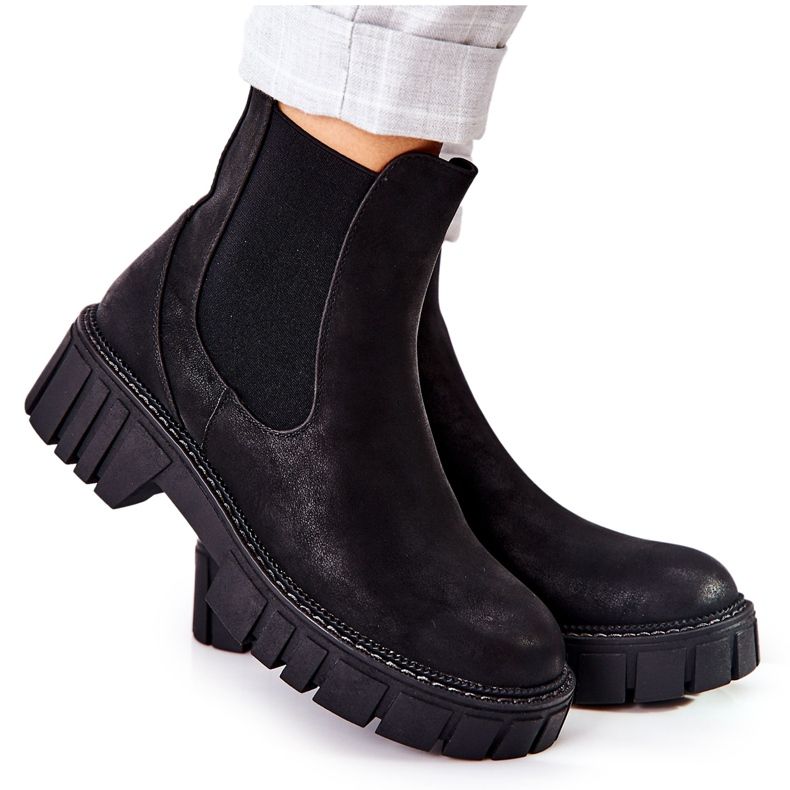 Csizma Munkavállalók Szigetelt csapdázók Sergio Leone TR761 Fekete