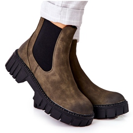 Csizma Munkavállalók Meleg csapdázók Sergio Leone TR761 Green zöld