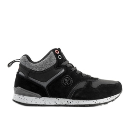 Férfi fekete cipők Cross Jeans Merle szürke