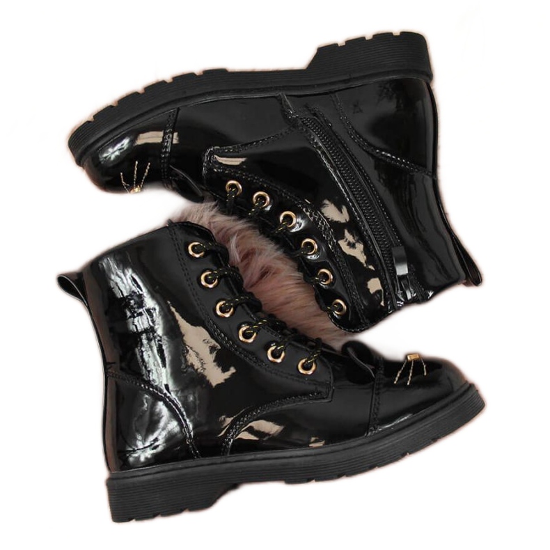 PA1 Szigetelt csizma Jr EVE319A fekete fehér