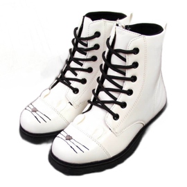 Fehér csizma lányoknak szigetelt Jr EVE319B Fehér csizma lányoknak szigetelt Jr EVE319B