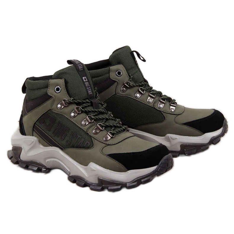 Big Star M INT1625A khaki színű csizma zöld