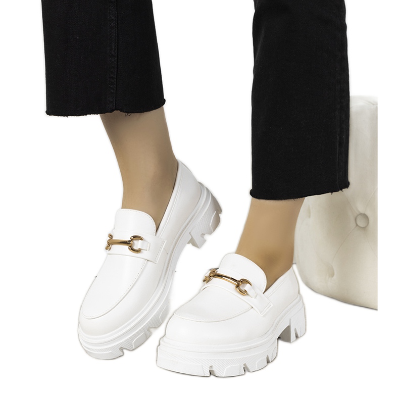 Fehér cipók magas Anouk talpon