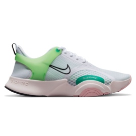 Nike SuperRep Go 2 W CZ0612-136 edzőcipő fehér zöld Nike SuperRep Go 2 W CZ0612-136 edzőcipő fehér zöld
