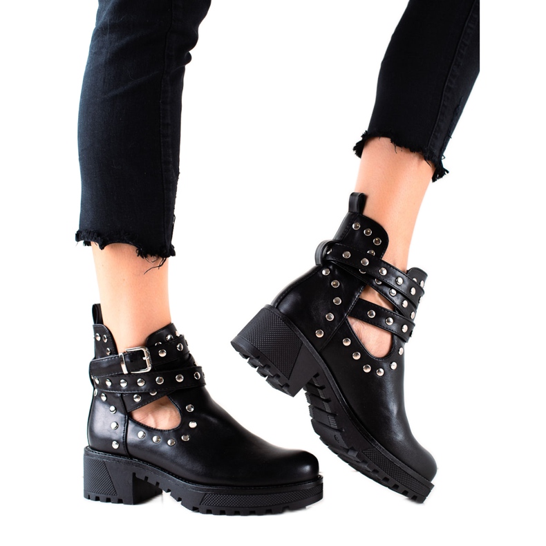 Bestelle Divatos dolgozók strasszokkal fekete