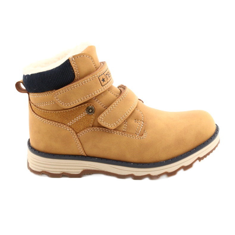 Facsizma tépőzárral Camel News 21DZ20-4307 sárga