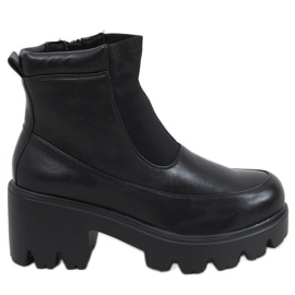 Fekete csizma vastag talpú CH19208 Fekete Fekete csizma vastag talpú CH19208 Fekete