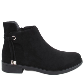 BM Fekete női lapos csizma MR-10 Fekete BM Fekete női lapos csizma MR-10 Fekete