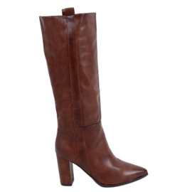 Csizma stabil sarkú teve RB49P Camel barna Csizma stabil sarkú teve RB49P Camel barna