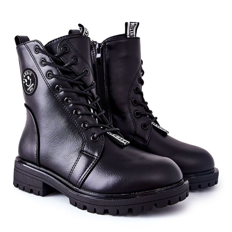 PE1 Gyermek meleg csizma dolgozók Fekete Rosalie