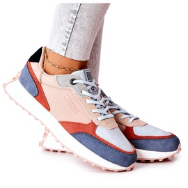 Sportcipő Memory Foam Big Star II274401 bézs-kék Sportcipő Memory Foam Big Star II274401 bézs-kék