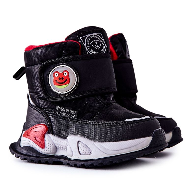 PJ2 Gyermek Hócipő Csizma Frenzie fekete PJ2 Gyermek Hócipő Csizma Frenzie fekete