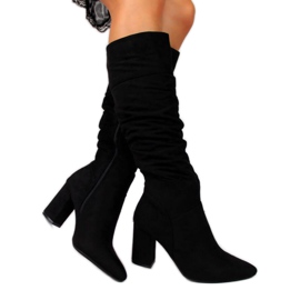 Csizma szigetelt, gyűrött Vinceza W JAN42A fekete Csizma szigetelt, gyűrött Vinceza W JAN42A fekete