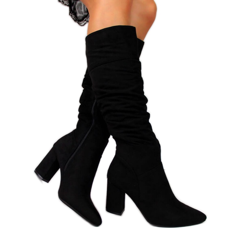 Csizma szigetelt, gyűrött Vinceza W JAN42A fekete