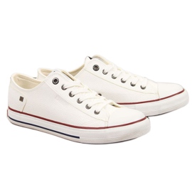 Alacsony szárú cipők ökobőrből Big Star M II174001 fehér