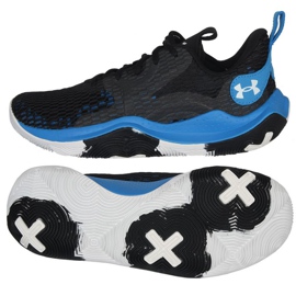 Under Armour Spawn 3 M 3023 738 003 kosárlabda cipő fekete fekete