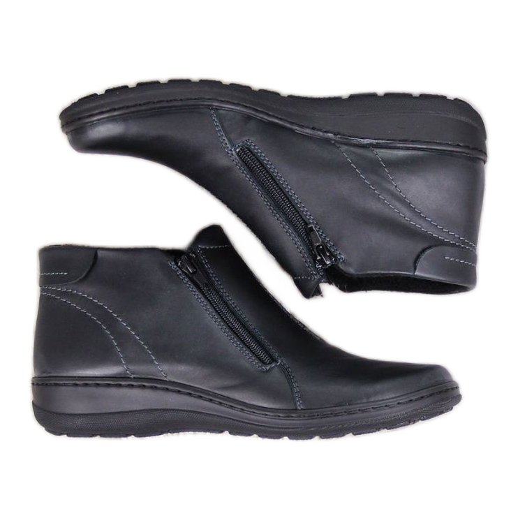 Kényelmes, szigetelt bőrcsizma W Helios 642 szürke Kényelmes, szigetelt bőrcsizma W Helios 642 szürke