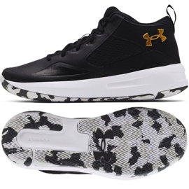 Under Armour Lockdown 5 M 3023 949 003 kosárlabda cipő fekete fekete