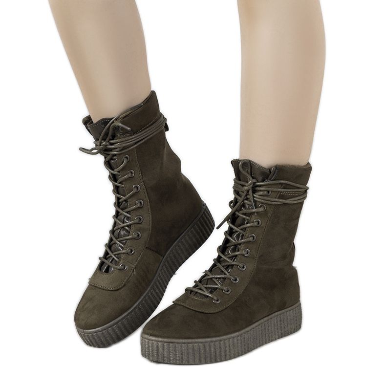 Zöld téli Soliz cipők Zöld téli Soliz cipők