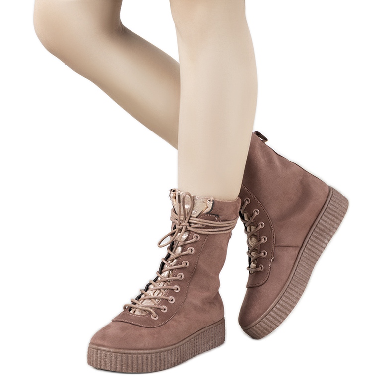 Rózsaszín téli Soliz cipők Rózsaszín téli Soliz cipők