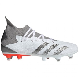 Adidas Predator Freak.3 Sg M FY6306 futballcipő fehér szürke