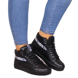 Magasszárú edzőcipők Big Star W EE274355 fekete