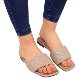 Steppelt papucs S. Barski W OLI103B bézs