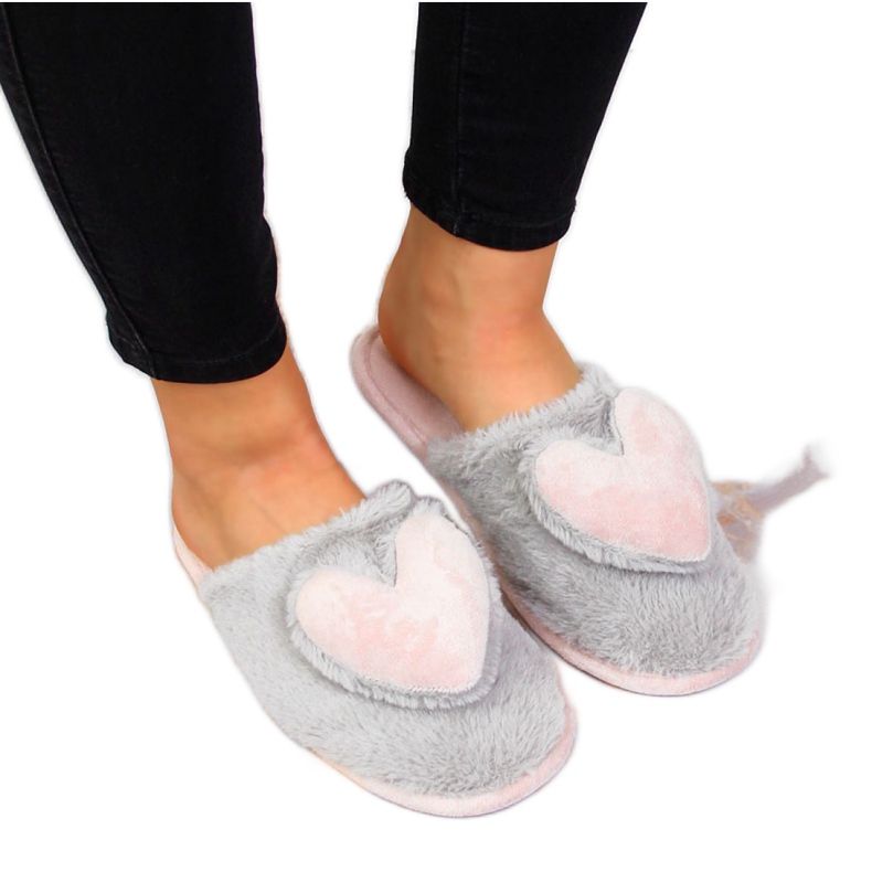 Otthoni papucs szívvel Hírek W EVE332B szürke