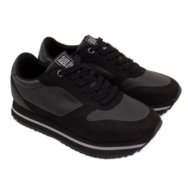 Fekete sportcipő a Big Star W II274217 platformon