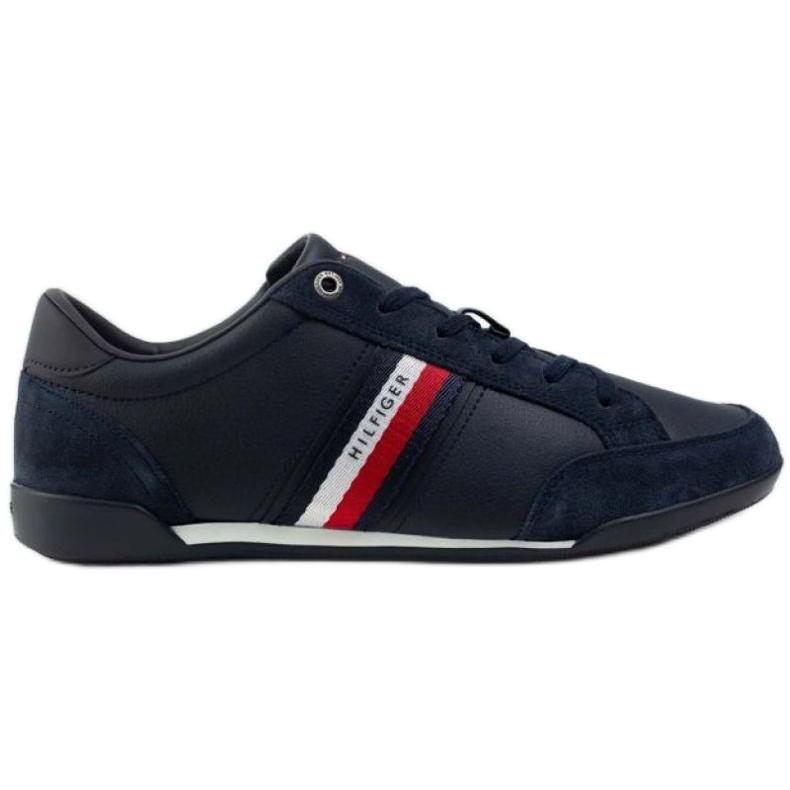 Cipő Tommy Hilfiger Corporate Material Mix Bőr M FM0FM03741 DW5 sötétkék