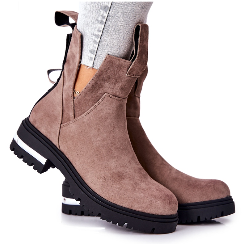 PS1 Meleg csizma Jodhpur csizma Cipzárral Cappucino My Way khaki