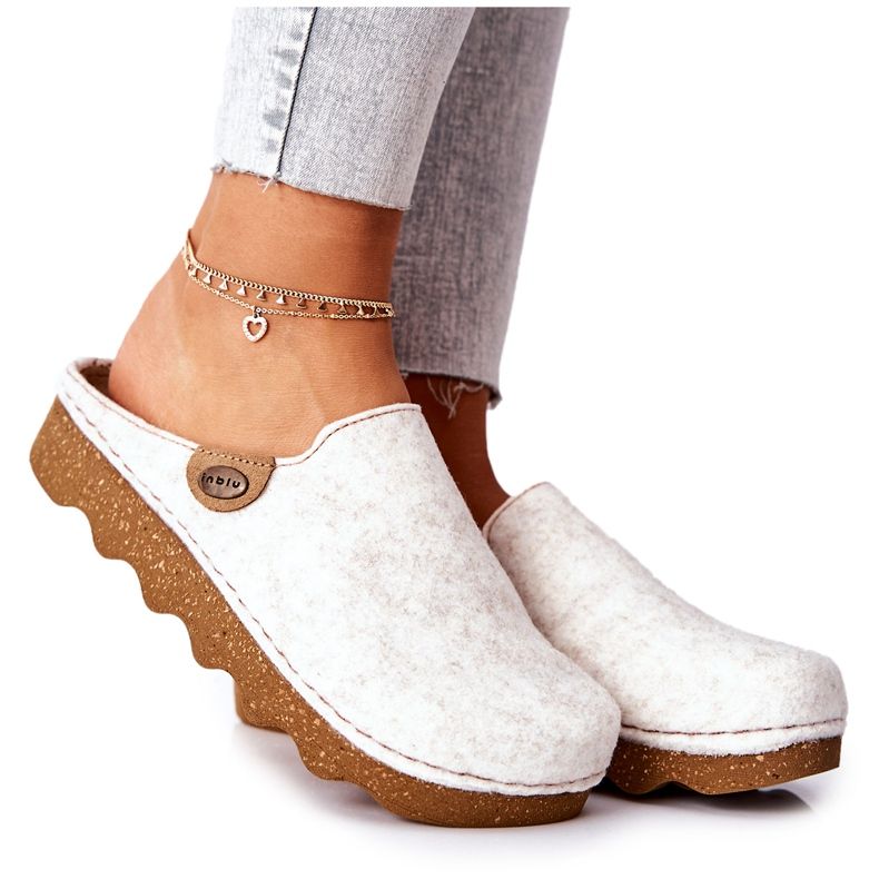 Papucs Profilaktikus Inblu Papucs Bézs DK20FE01W Papucs Profilaktikus Inblu Papucs Bézs DK20FE01W